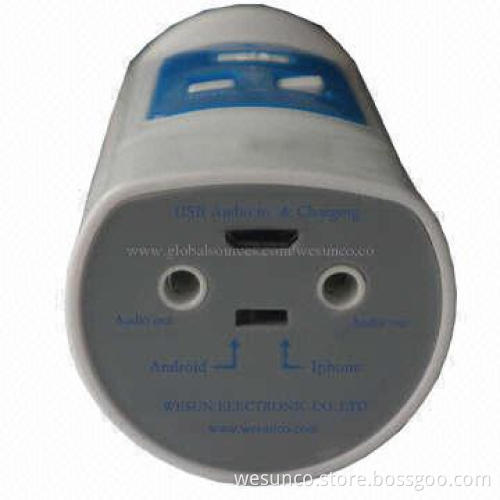 Wired handheld microphone with LCD